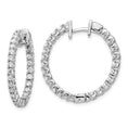 Load image into Gallery viewer, 14k Gold Diamond Hinged Hoop Earrings - VS2/SI1 (VS)