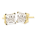 Load image into Gallery viewer, 14k Brilliant Moissanite Screw Back Earrings 8mm