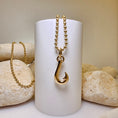 Load image into Gallery viewer, Fishing Hook Pendant 14k Gold - by Sabii Sports Jewelry®