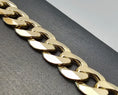Load image into Gallery viewer, Curb Chain Bracelet – Yellow Gold - 8 Inches