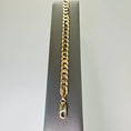Load image into Gallery viewer, Curb Chain Bracelet – Yellow Gold - 8 Inches