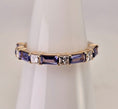 Load image into Gallery viewer, The Harmony Band Tanzanite & Diamond Ring – by Sabii Jewelry®