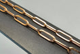Load image into Gallery viewer, Paperclip Chain Necklace 24” – 14k Rose Gold - 767