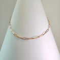 Load image into Gallery viewer, Paperclip Chain Necklace 18” – 14k Rose Gold - 514