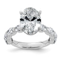 Load image into Gallery viewer, 5.5ct TW Round Cut Certified Lab Grown Diamond Engagement Ring