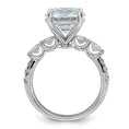 Load image into Gallery viewer, Round Center and Round Accents Lab Grown Diamond Engagement Ring
