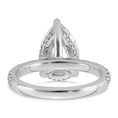 Load image into Gallery viewer, Pear Shaped 4.75 ct Certified Lab Grown Solitaire Engagement Ring