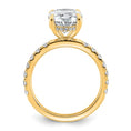 Load image into Gallery viewer, Oval Solitaire Lab Grown Diamond Engagement Ring