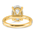 Load image into Gallery viewer, Oval Solitaire Lab Grown Diamond Engagement Ring