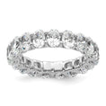 Load image into Gallery viewer, 5 carat Oval Eternity Wedding Band Certified Lab Grown Ring