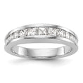 Load image into Gallery viewer, 1.16 carat Channel-Set Princess Diamond Wedding Band