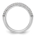 Load image into Gallery viewer, White Gold Pave .75 carat Diamond Wedding Band