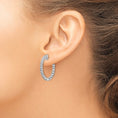 Load image into Gallery viewer, 14k Gold Diamond Hinged Hoop Earrings - VS2/SI1 (VS)
