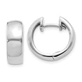 Load image into Gallery viewer, 14k Round Hoop Hinged Earrings 5mm
