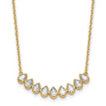 Load image into Gallery viewer, Diamond Bar Necklace Lab Grown VS+ F+ 14k
