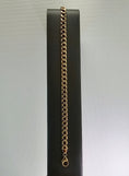 Load image into Gallery viewer, Italian Curb Hallow Bracelet – 14k Yellow Gold - 9 inches

