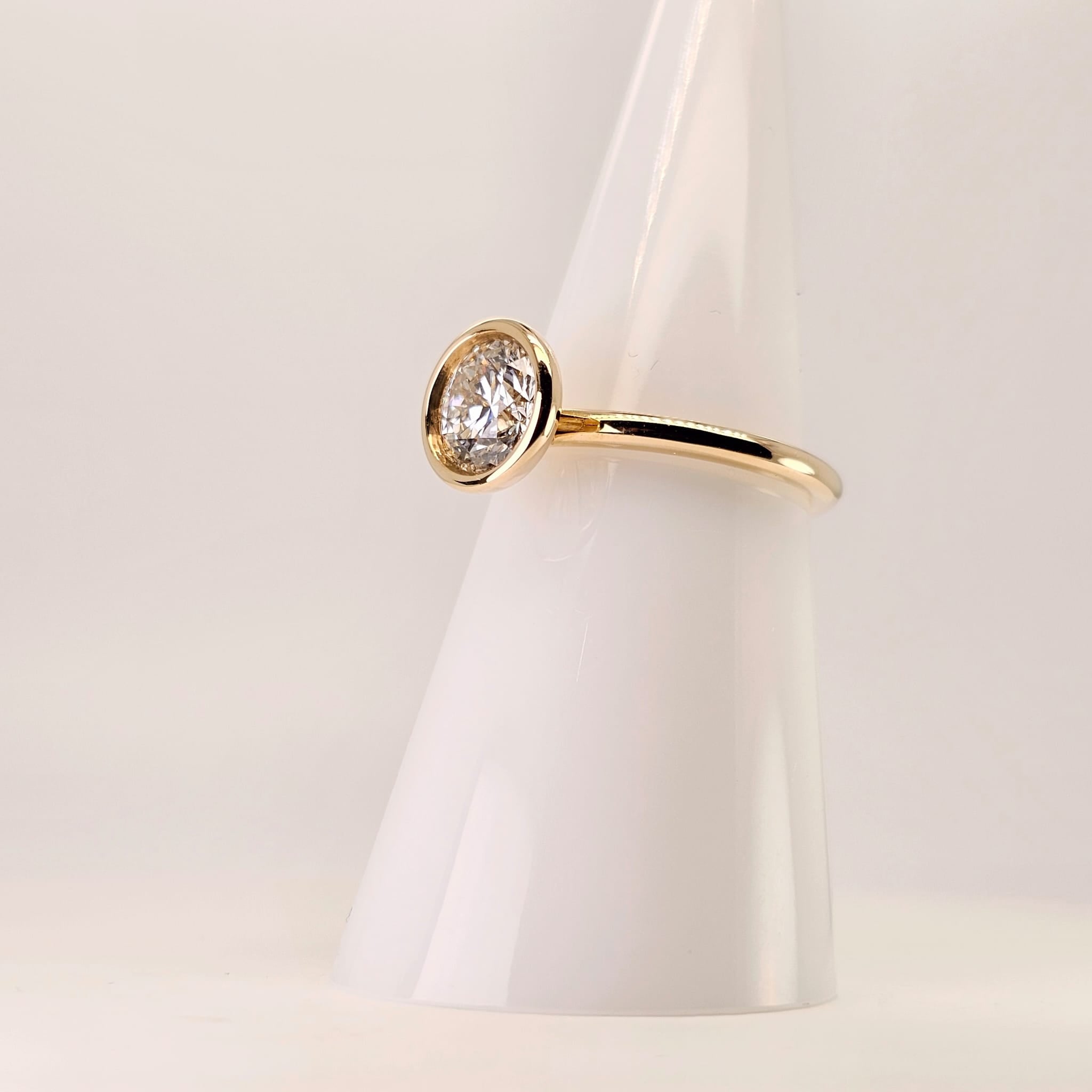 Lab Grown Diamond Solitaire Ring - by Sabii Jewelry®