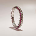 Load image into Gallery viewer, Ruby & Diamond Eternity Band – by Sabii Jewelry®
