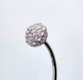 Load image into Gallery viewer, Gear Bangle in 14k White Gold & White Diamonds - by Sabii Sports Jewelry®
