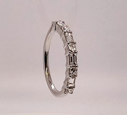 The Harmony Band All Diamond Ring – by Sabii Jewelry®