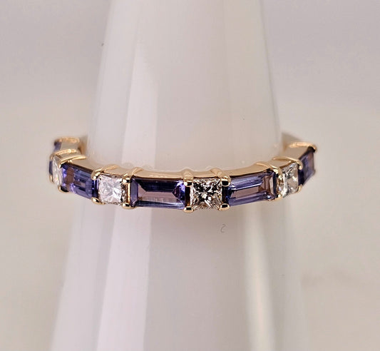 The Harmony Band Tanzanite & Diamond Ring – by Sabii Jewelry®