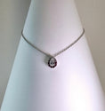 Load image into Gallery viewer, Royal Ruby & Pear-Shaped Diamond Pendant– by Sabii Jewelry®
