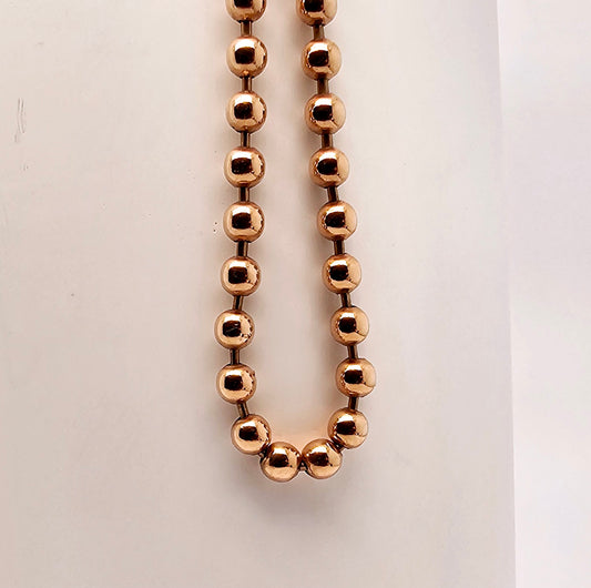 3.2MM Bead Chain – 14k Rose Gold