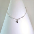 Load image into Gallery viewer, Paperclip Chain Necklace 18” – 14k White Gold - 514
