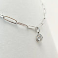 Load image into Gallery viewer, Paperclip Chain Necklace 18” – 14k White Gold - 514
