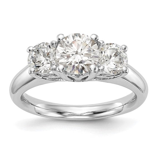 3 Stone - Natural Diamond Engagement Ring