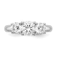 Load image into Gallery viewer, 3 Stone - Natural Diamond Engagement Ring

