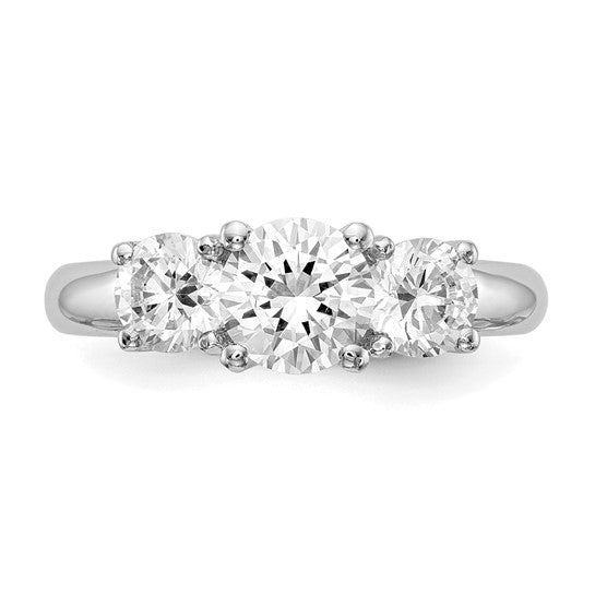 3 Stone - Natural Diamond Engagement Ring
