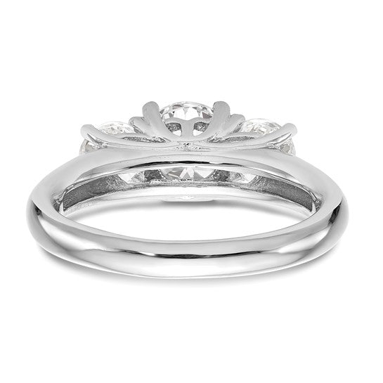 3 Stone - Natural Diamond Engagement Ring