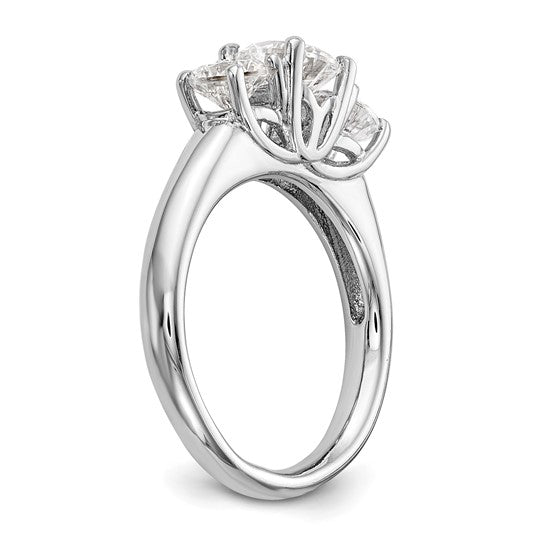 3 Stone - Natural Diamond Engagement Ring