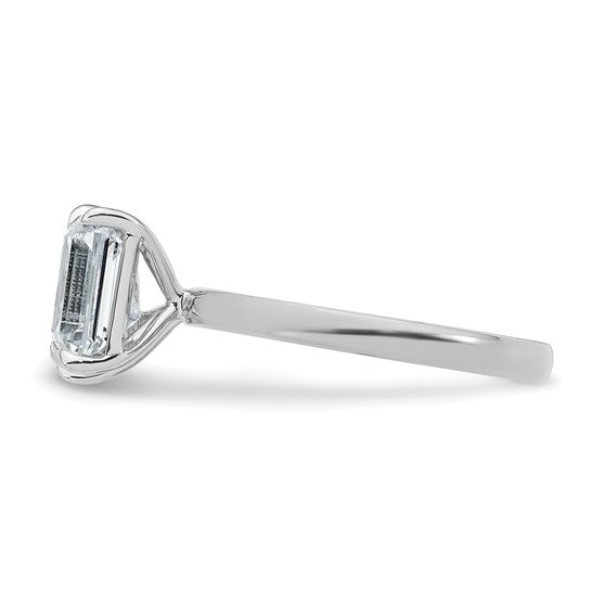 Toi et Moi - Emerald and Pear Cut Certified Lab Grown Diamond Engagement Ring