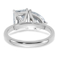 Load image into Gallery viewer, Toi et Moi - Emerald and Pear Cut Certified Lab Grown Diamond Engagement Ring
