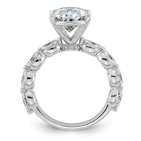 Oval Solitaire Certified Lab Grown Engagement Ring