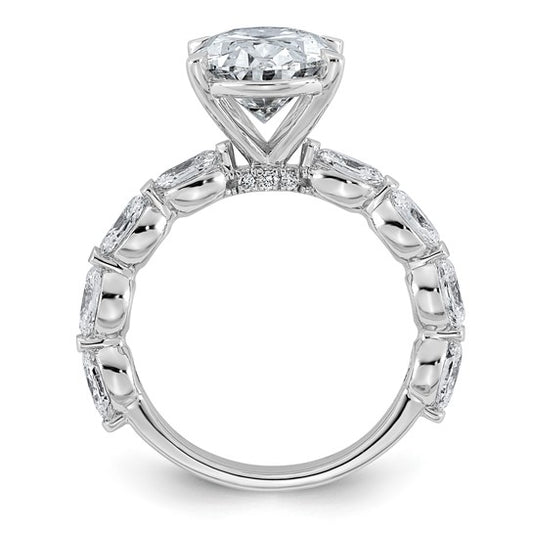 Oval Solitaire Certified Lab Grown Engagement Ring