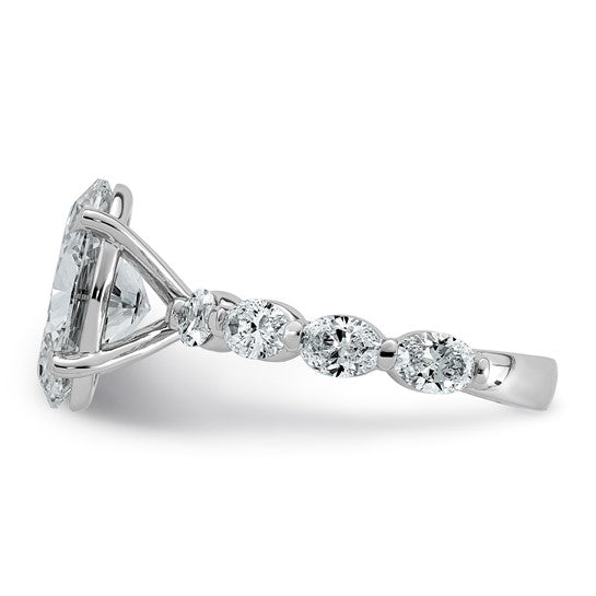 Oval Solitaire Certified Lab Grown Engagement Ring
