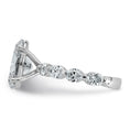 Load image into Gallery viewer, 5.5ct TW Round Cut Certified Lab Grown Diamond Engagement Ring
