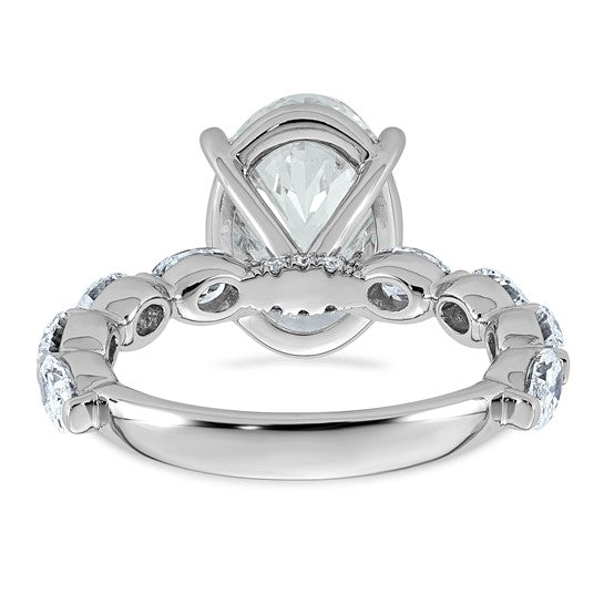 Oval Solitaire Certified Lab Grown Engagement Ring