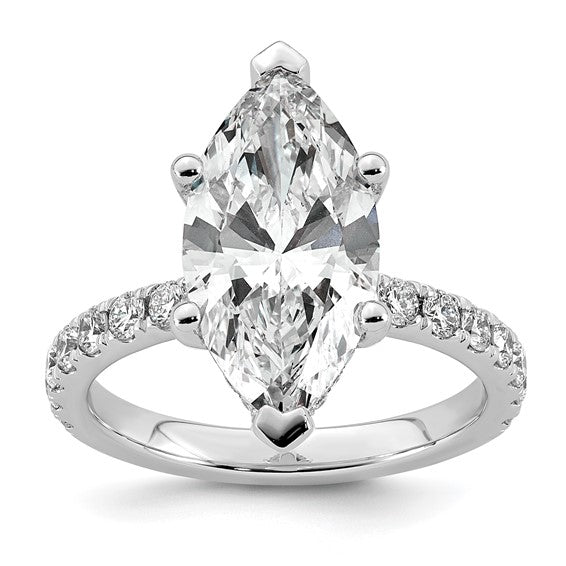 Marquis Solitaire Certified Lab Grown Diamond Engagement Ring