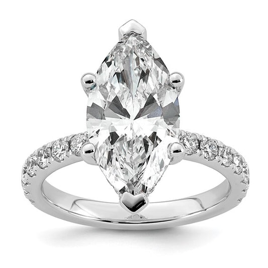 Marquis Solitaire Certified Lab Grown Diamond Engagement Ring