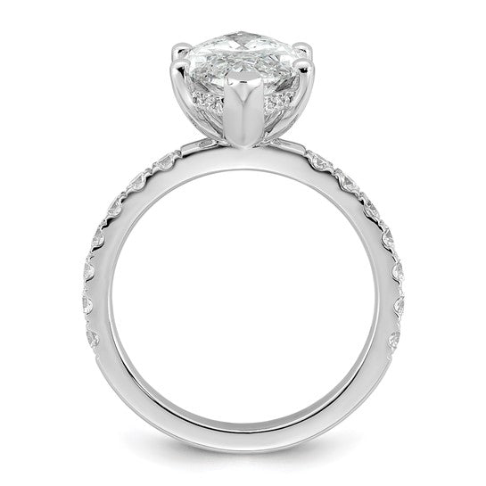 Marquis Solitaire Certified Lab Grown Diamond Engagement Ring