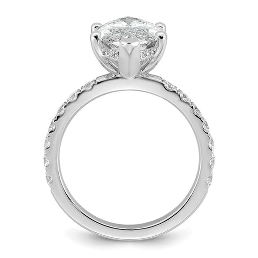 Marquis Solitaire Certified Lab Grown Diamond Engagement Ring