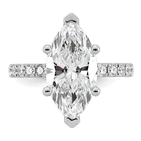 Marquis Solitaire Certified Lab Grown Diamond Engagement Ring