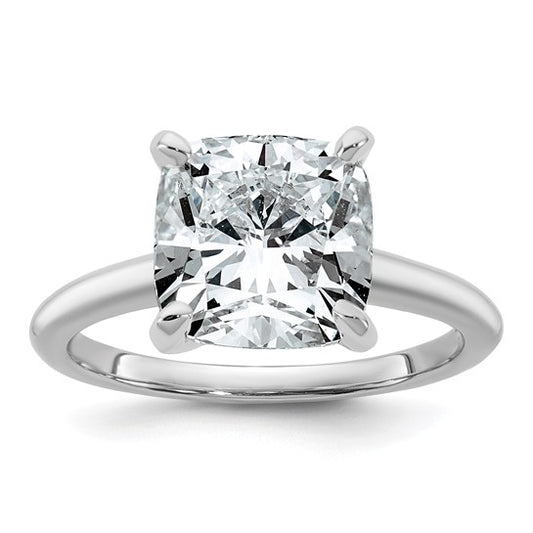 5ct Cushion Cut Solitaire Certified Lab Grown Diamond Engagement Ring