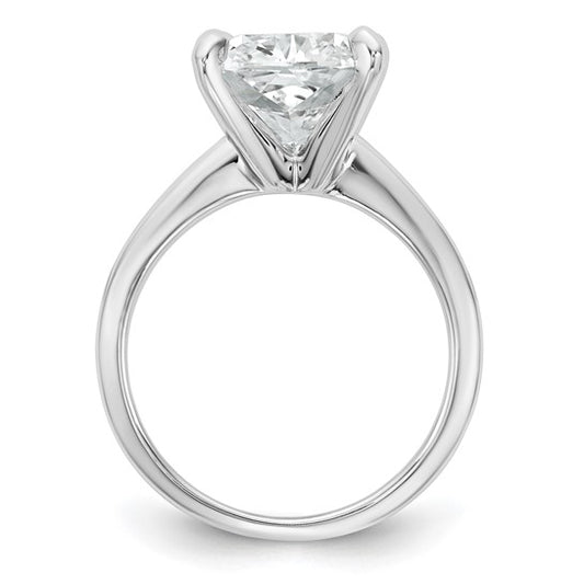 5ct Cushion Cut Solitaire Certified Lab Grown Diamond Engagement Ring