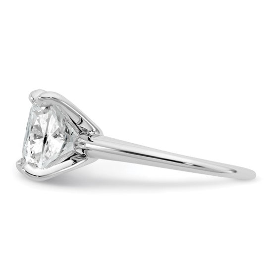 5ct Cushion Cut Solitaire Certified Lab Grown Diamond Engagement Ring
