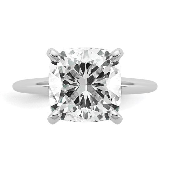 5ct Cushion Cut Solitaire Certified Lab Grown Diamond Engagement Ring